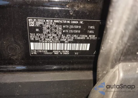 2021 Toyota Rav4 Xle Premium z USA, uszkodzony, nr VIN 2T3A1RFV2MC256412